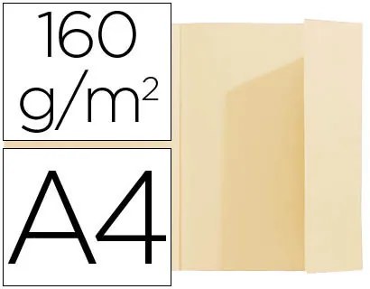 Classificador Exacompta Din A4 Creme 160 gr com Aba Interior