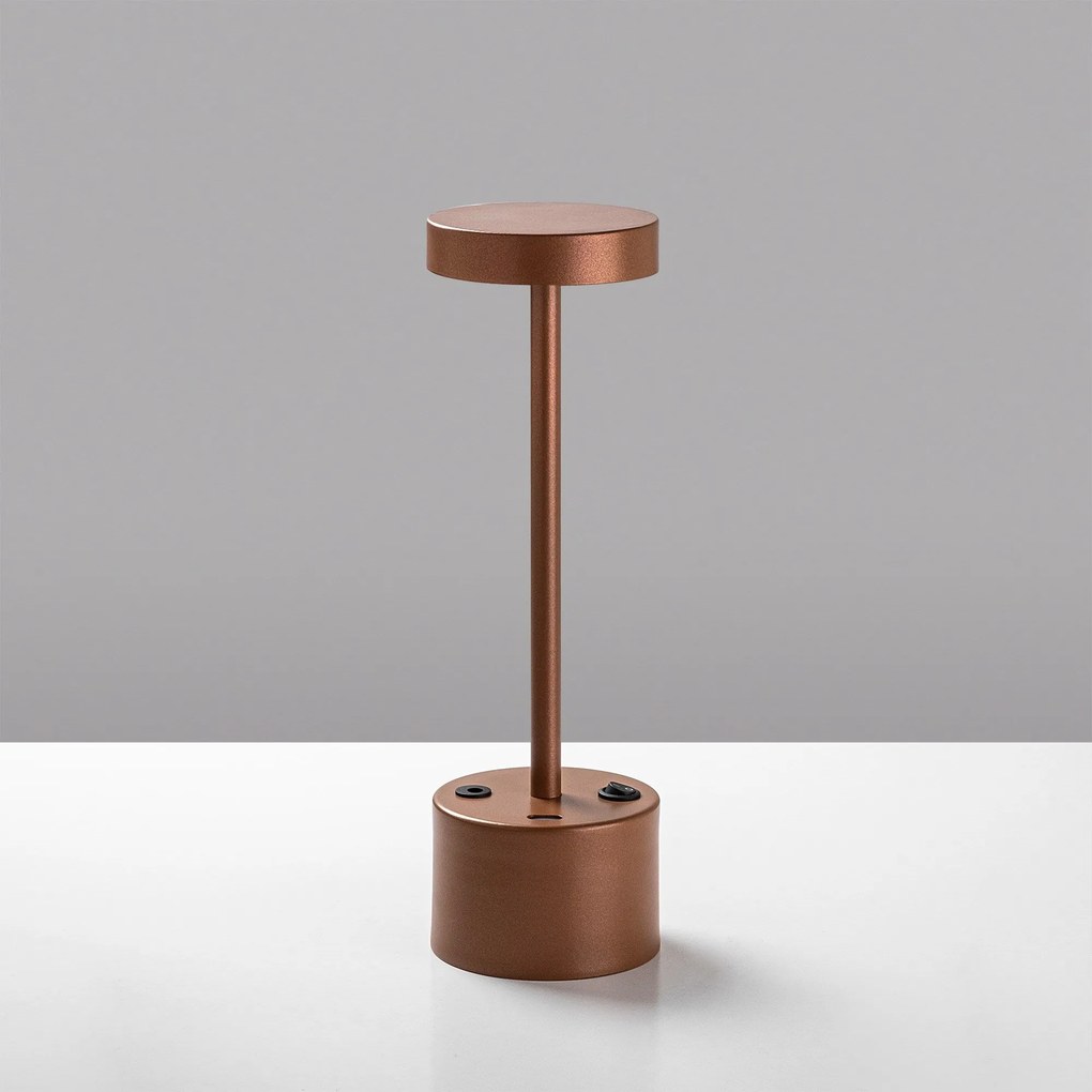 Candeeiro de Mesa Keyf – Cobre – Diâmetro 9 cm Altura 28 cm