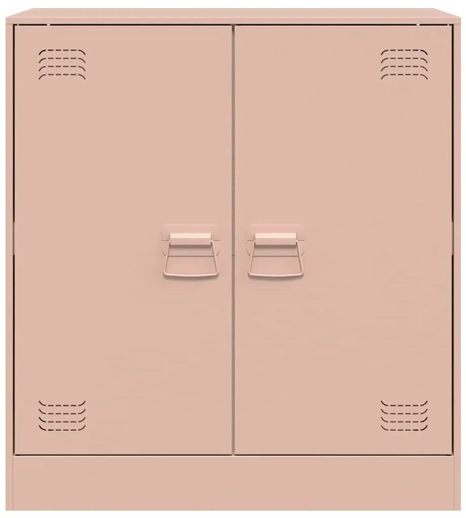 Aparador 67x39x73 cm aço rosa