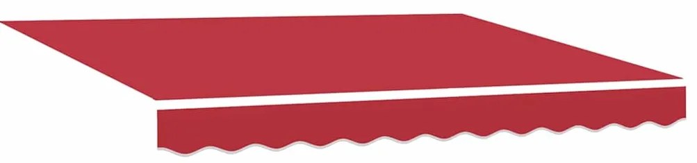 Toldo Retrátil Manual Vermelho 300x250 cm