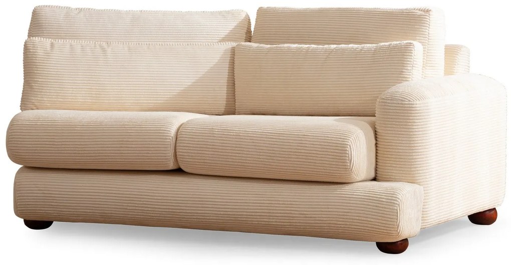 Sofá de 4 Lugares River – Bege – 330 cm x 105 cm x 90 cm