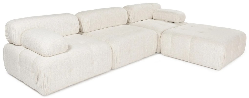 **** Sofá de Canto Doblo – Creme – 300x200 cm
**