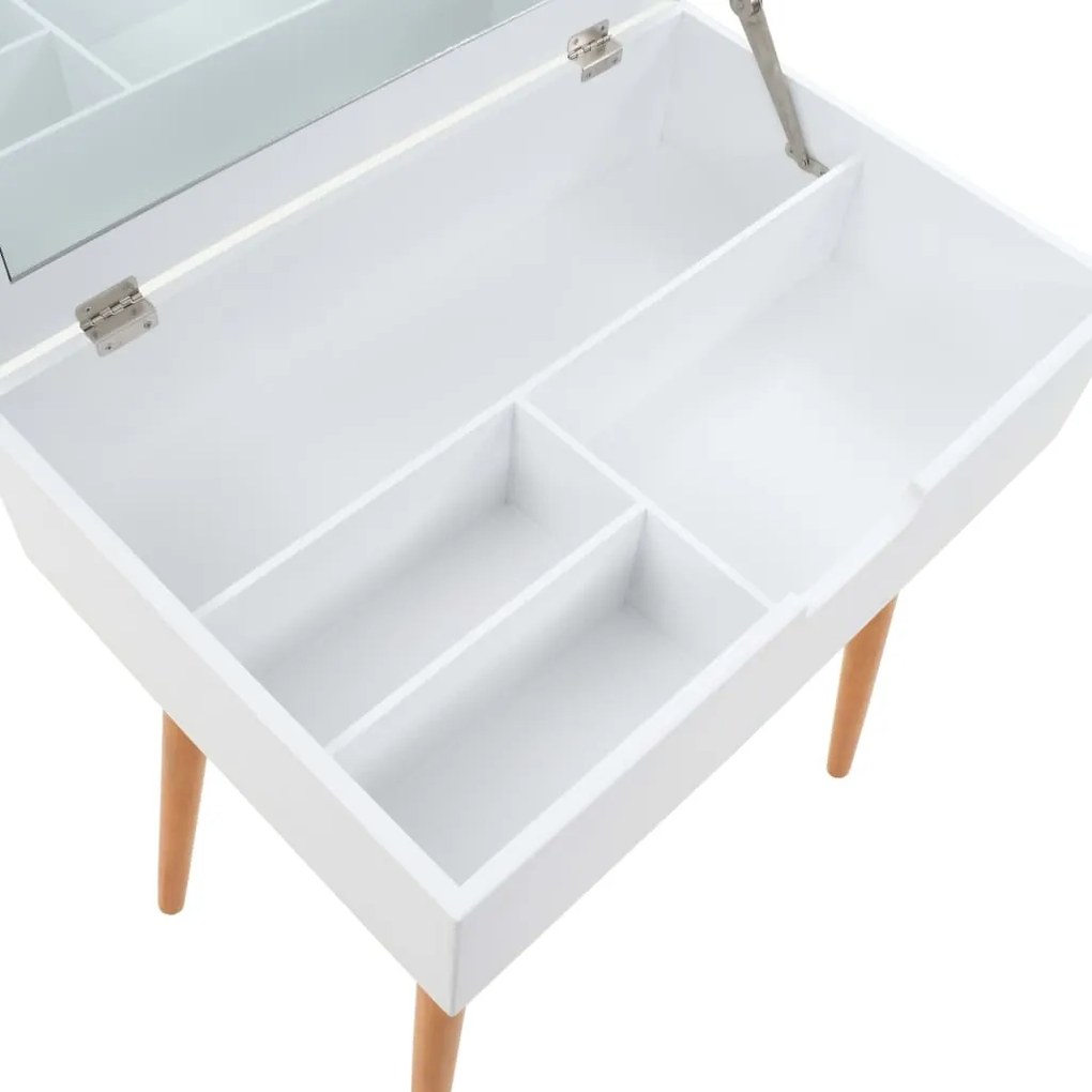 Toucador com espelho MDF 60x40x75 cm