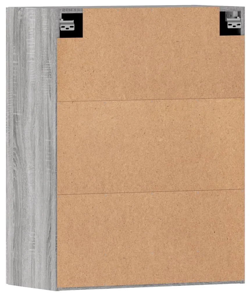 Móveis de parede 2 pcs derivados de madeira cinzento sonoma