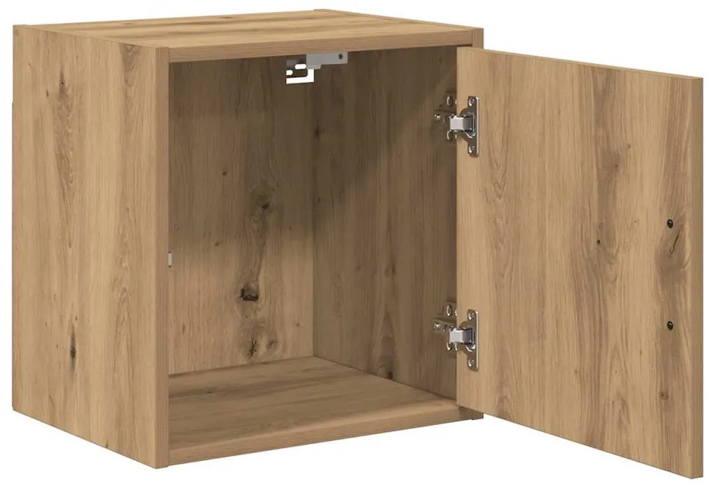 Armários de parede para garagem 2 pcs derivados de madeira