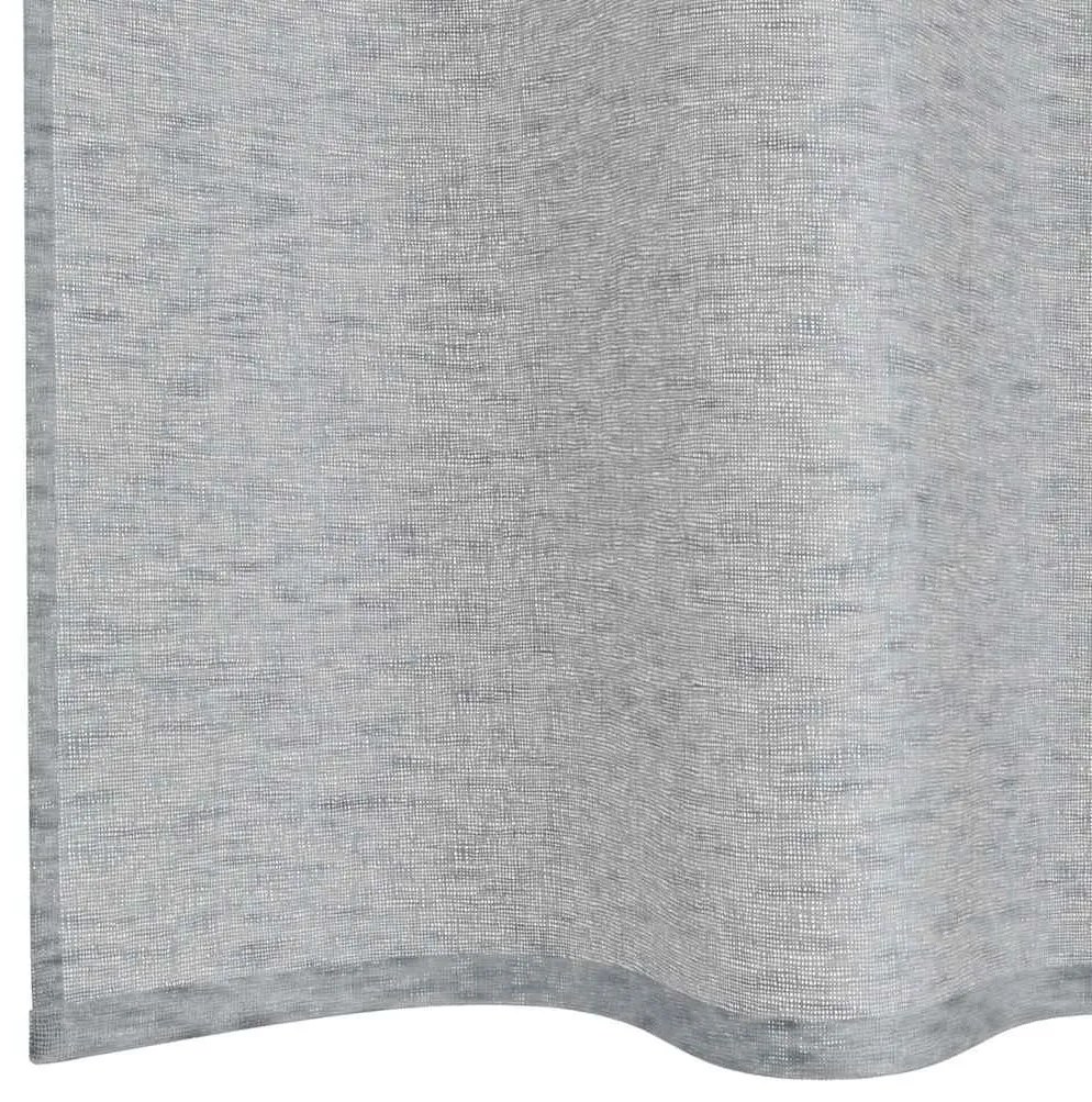 Cortinas 2 pcs Cinzento-escuro 140 x 225 cm Poliéster