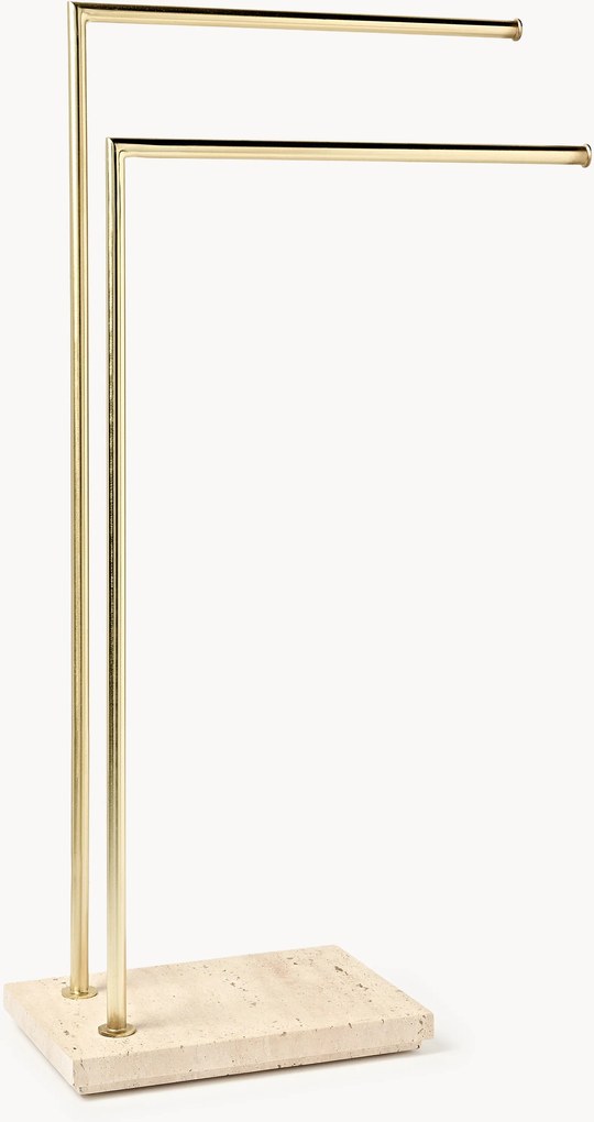 Toalheiro com base em travertino Susan