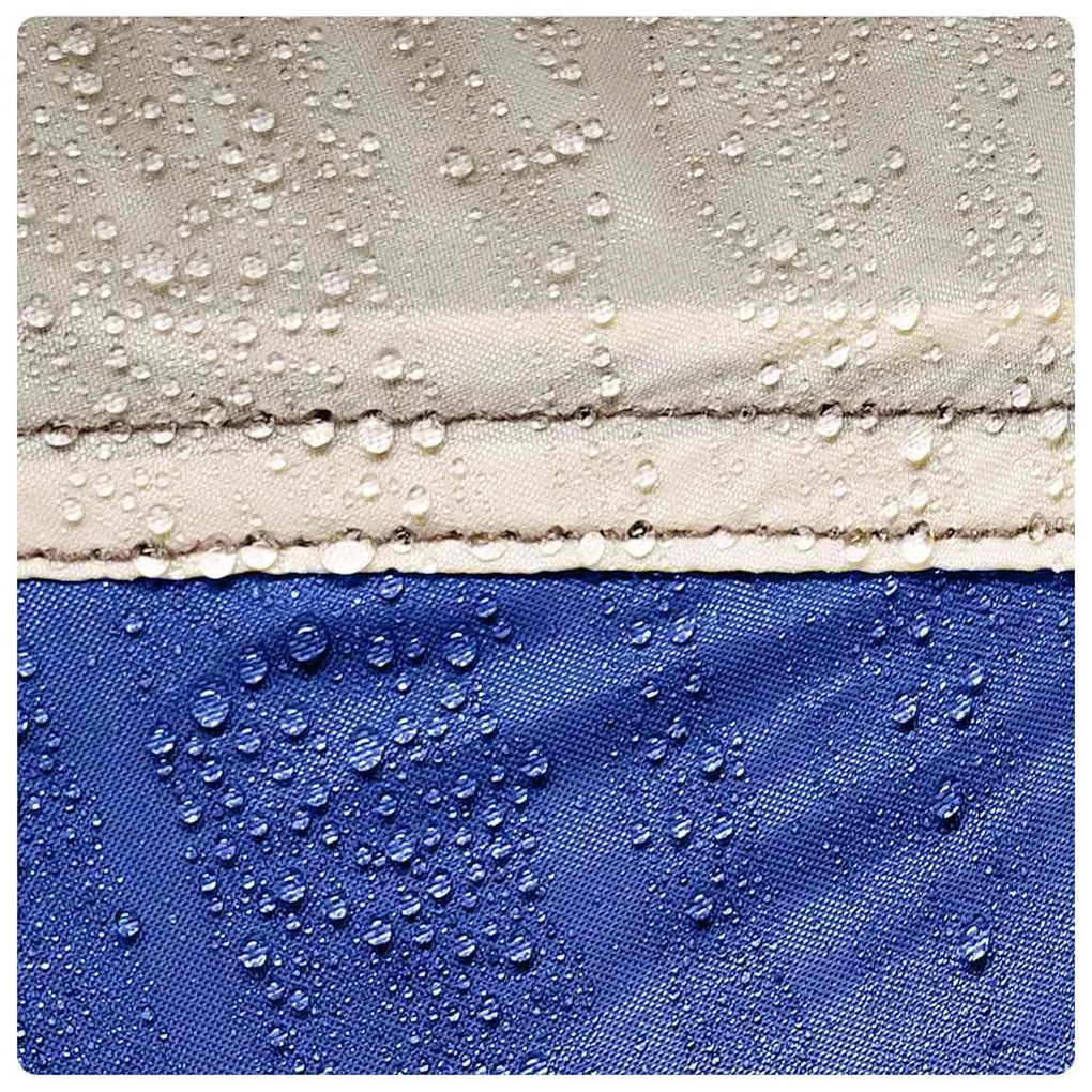 Tenda de festas impermeável azul