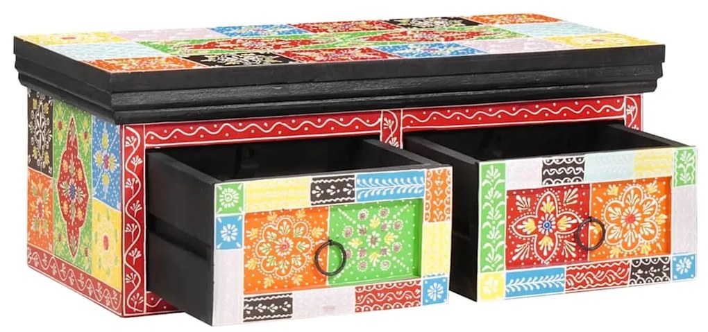 vidaXL Gabinete para TV com gaveta Multicolor 60 x 30 x 24 cm