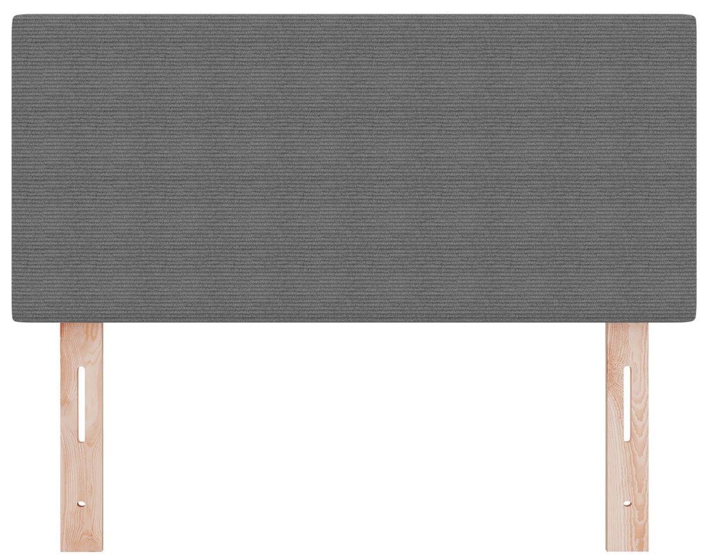 Cabeceira vidaXL Design Simples Cinza Claro 100 cm Tecido Corda