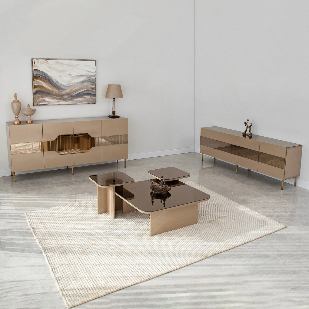 Console Milan – Bronze Gold – 180 cm x 80 cm x 40 cm
