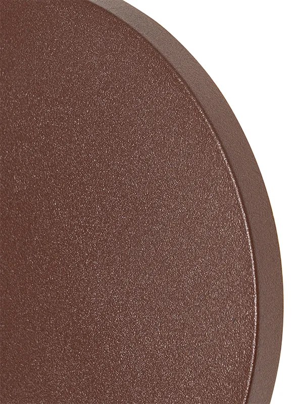 Candeeiro de parede exterior moderno castanho enferrujado com LED IP54 - Skyf Moderno