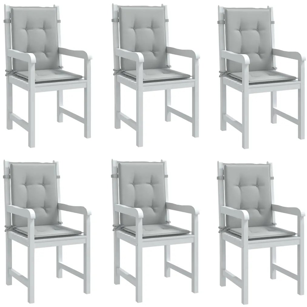Almofadões lombares cadeiras 6pcs 100x50x4 cm mesclado tecido