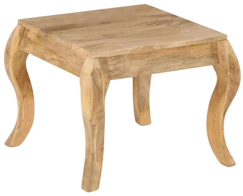 Mesa de apoio 45x45x40 cm madeira de mangueira maciça
