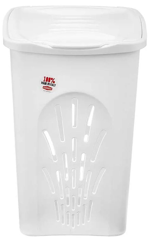 Cesto de Roupa Suja Stefanplast Branco Plástico 50 L 37 x 56 x 39 cm (6 Unidades)