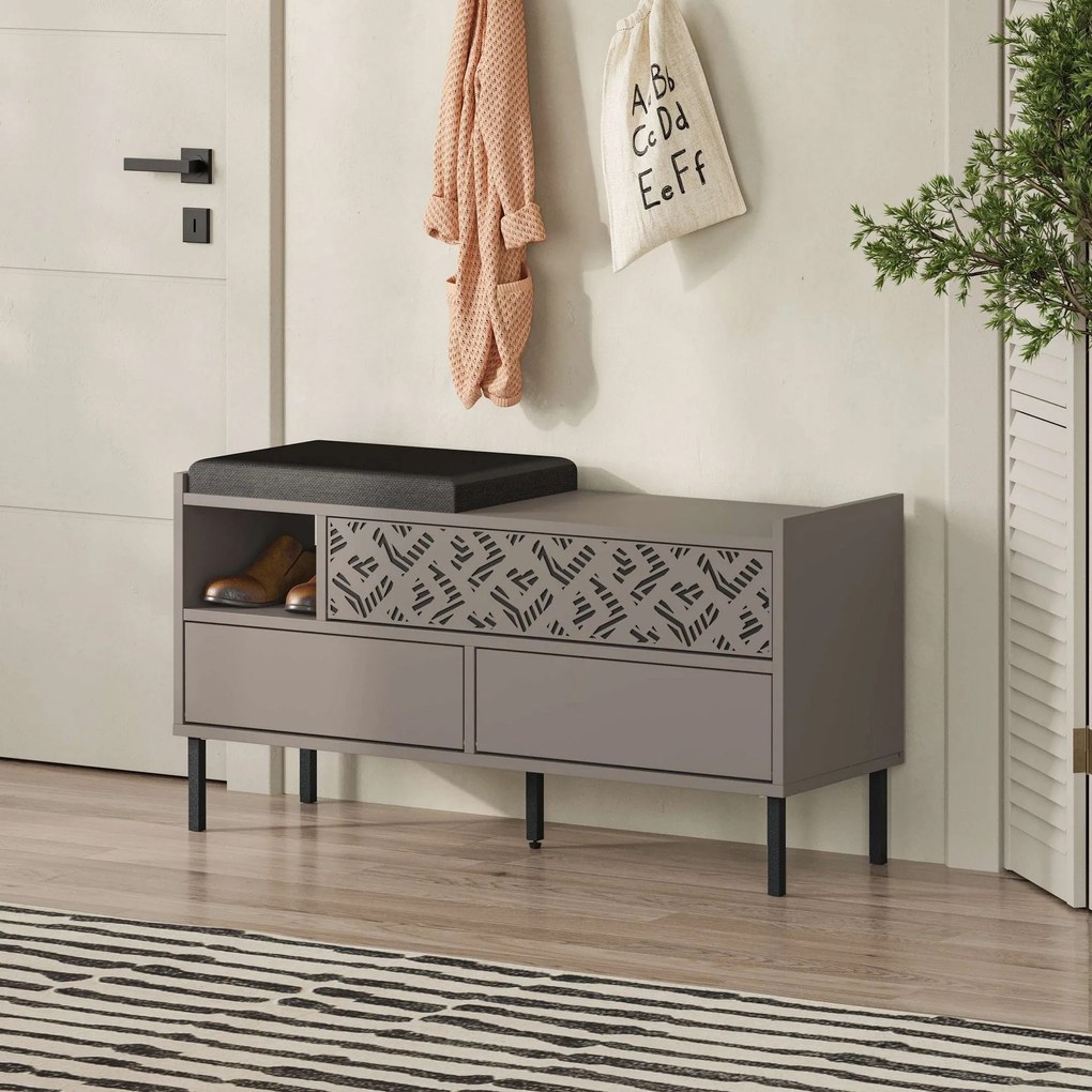Hall Stand Berlin BC – Nogueira – 120x200x35 cm