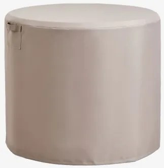 Capa Protetora Para Mesa De Jardim Redonda Otley Tapioca Bege & Ø105 Cm - Sklum