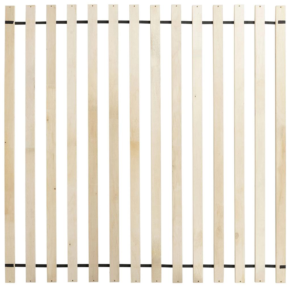 Cama de casal em madeira escura 180 x 200 cm BOUSSICOURT Beliani