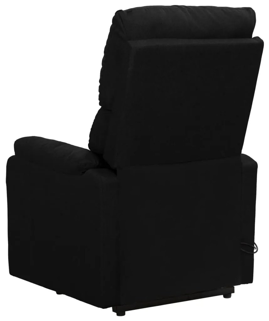 Poltrona de massagens elevatória tecido preto