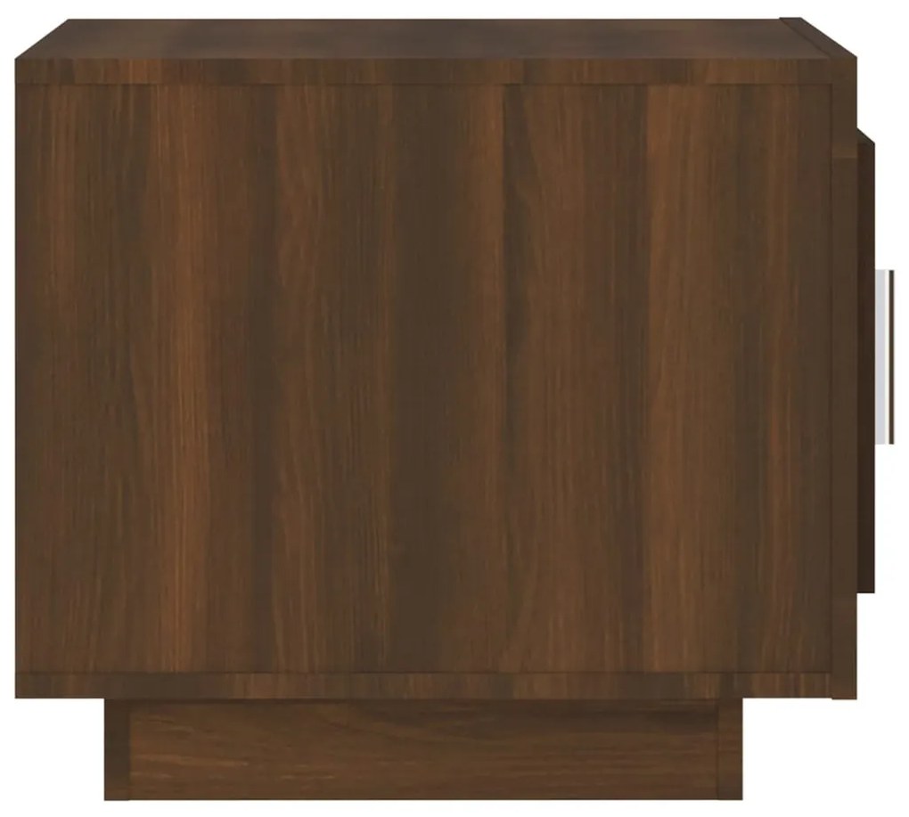 Mesa centro 51x50x45 cm derivados de madeira carvalho castanho