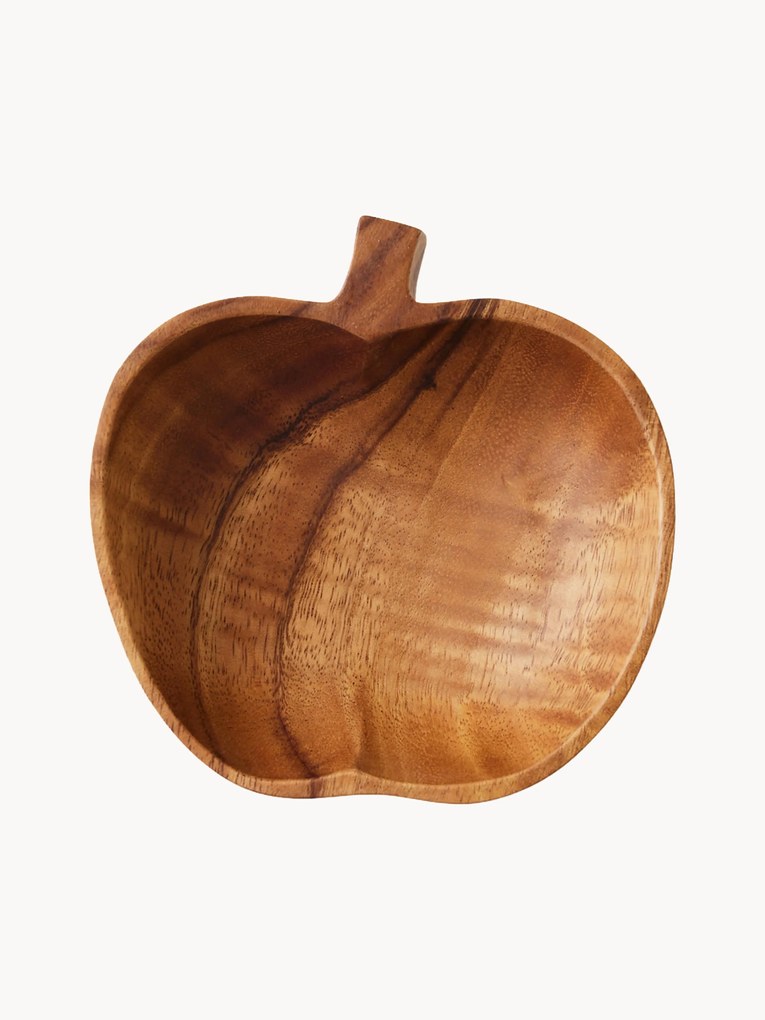 Taças em madeira de acácia artesanal Fruit, conjunto de 2