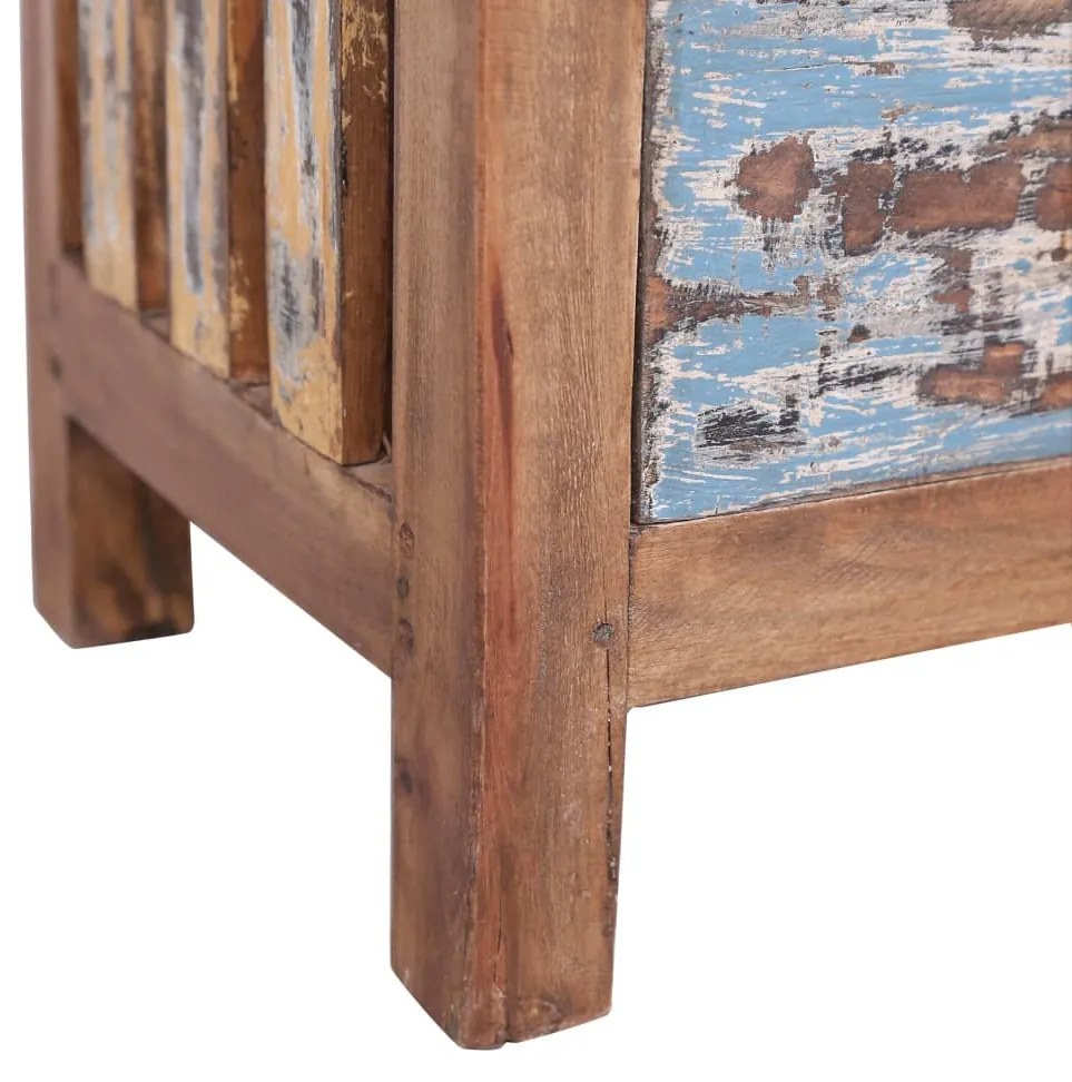 Mesa de cabeceira 41x30x50 cm madeira de mogno maciça