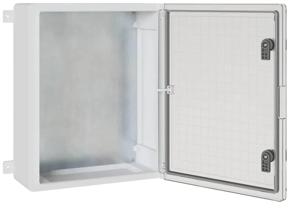 Armário de Controle IP65 À Prova d'Água Cinza 40x17,5x50 cm Plástico A
