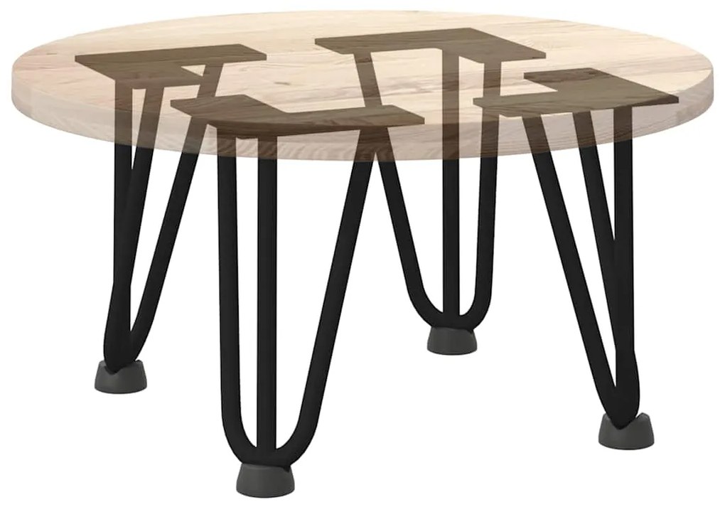 Pernas de grampo para mesa de centro 4 peças pretas 20 cm aço maciço