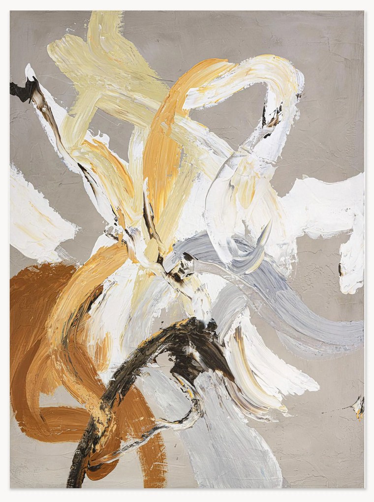 Quadro em tela pintado à mão Go Ahead