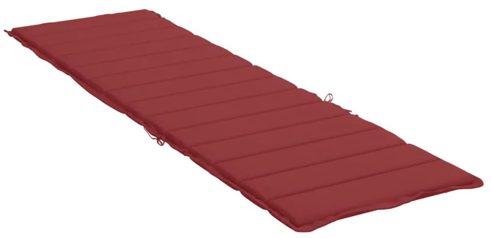 Almofadão p/ espreguiçadeira tecido oxford vermelho tinto