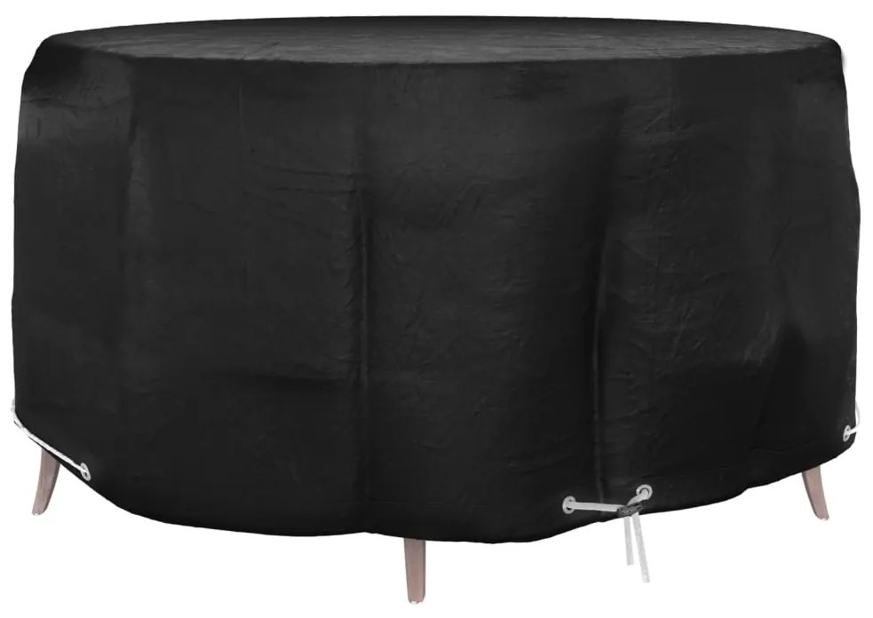 vidaXL Capa para mobília de jardim c/ 10 ilhós Ø230x90 cm redondo