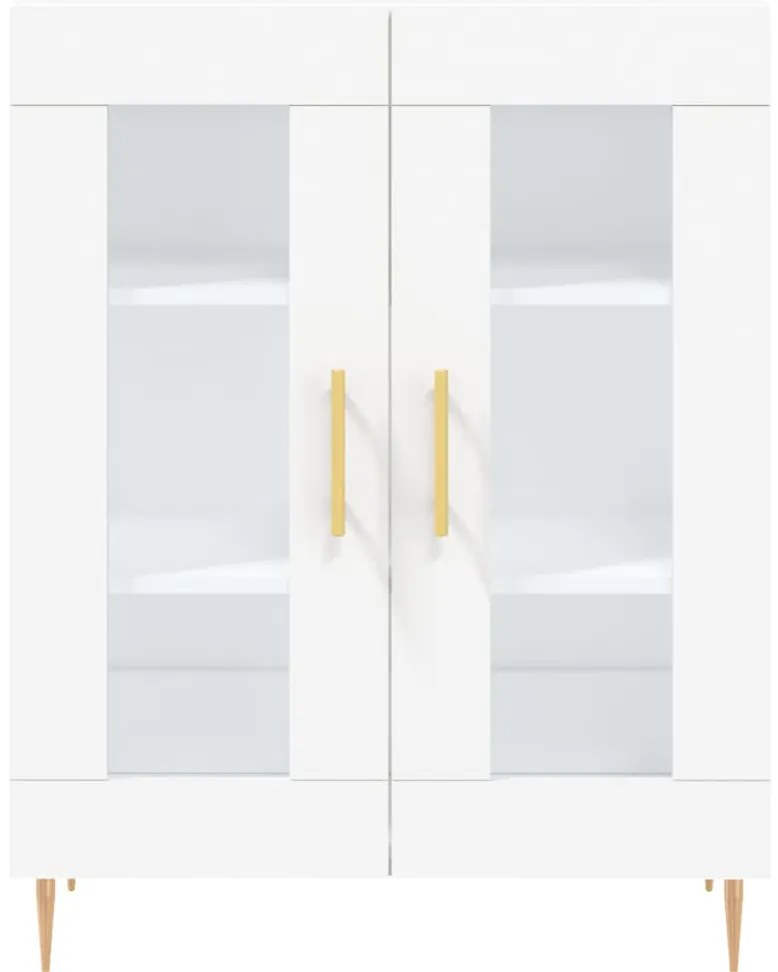 Armário alto 69,5x34x180 cm derivados de madeira branco