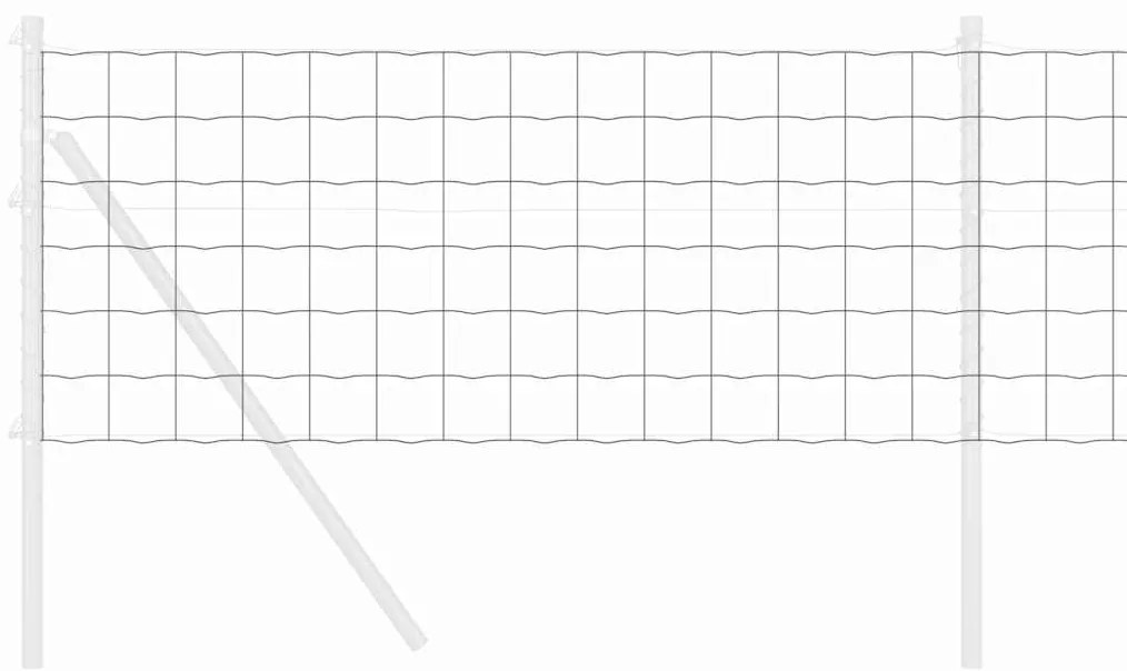 Cerca Euro Cinza 0.6x25 m Aço