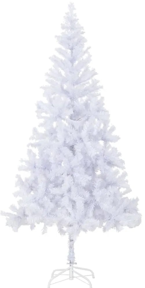 vidaXL Árvore de Natal artificial com suporte de aço 210 cm 910 ramos