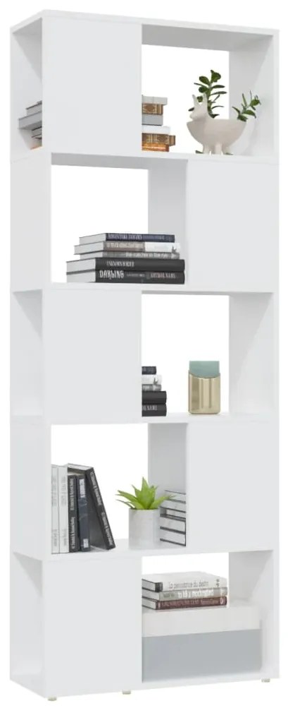 Estante/divisória 60x24x155 cm contraplacado branco