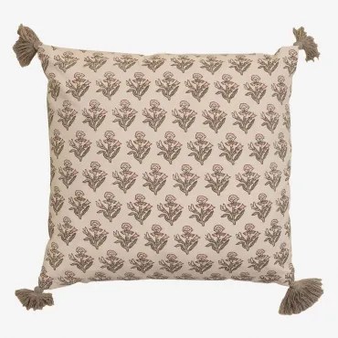 Coussin Carré 45x45 Cm En Coton Heitor Crema - Sklum