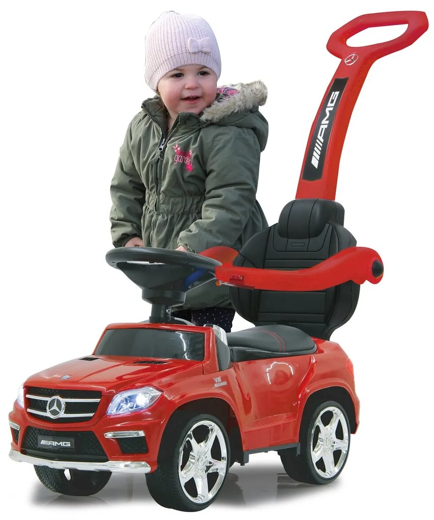 Andarilho bebés Mercedes-Benz AMG GL63 2 em 1 Vermelho