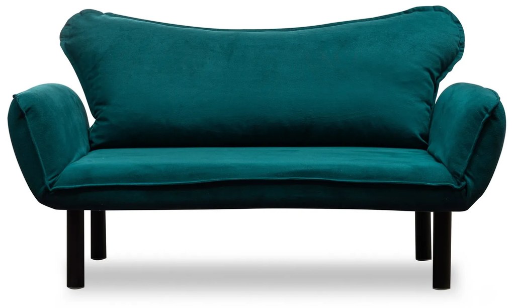 Sofá Cama "Chatto" – Azul Petróleo – 180x65x70 cm – Design Moderno