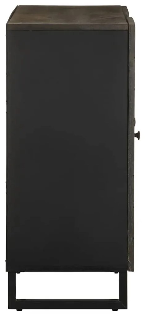 Aparador 90x33x75 cm madeira maciça manga preto