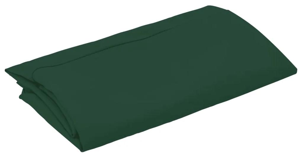 Tecido de substituição p/ guarda-sol cantilever 300 cm verde