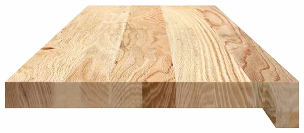 Tapetes de escada 4 pcs 90x25x2 cm carvalho maciço não tratado