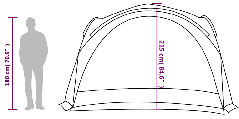 Tenda de festas impermeável branco