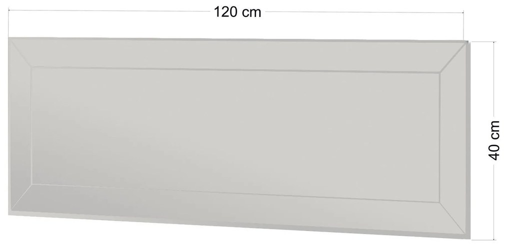 Espelho Nady – Branco – 40x120x2,2 cm
