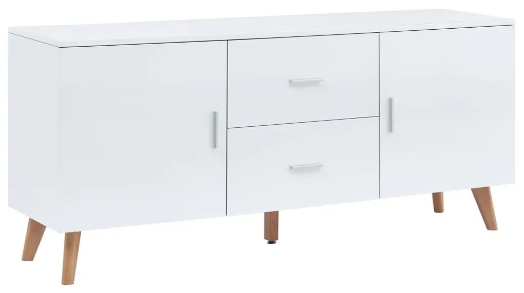 Aparador 160x40x70 cm MDF branco