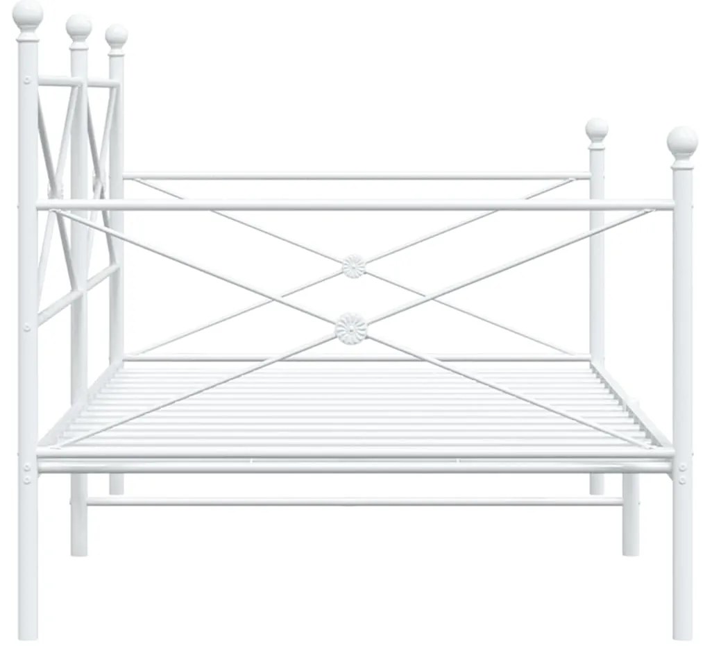 Cama de Dia sem Colchão 100x200 cm aço branco
