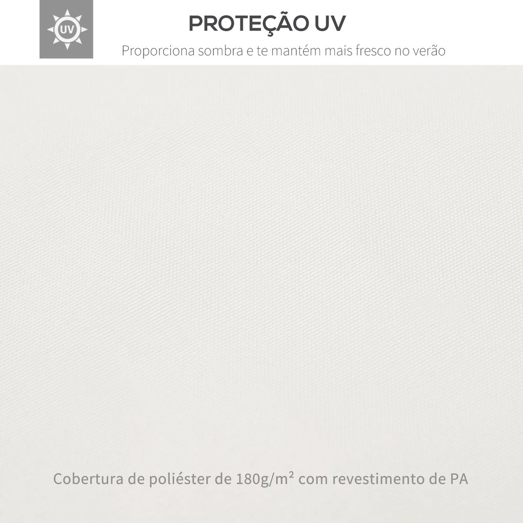 Toldo de Substituição para Pérgola – 4x3 m – Bege – Design Respirável