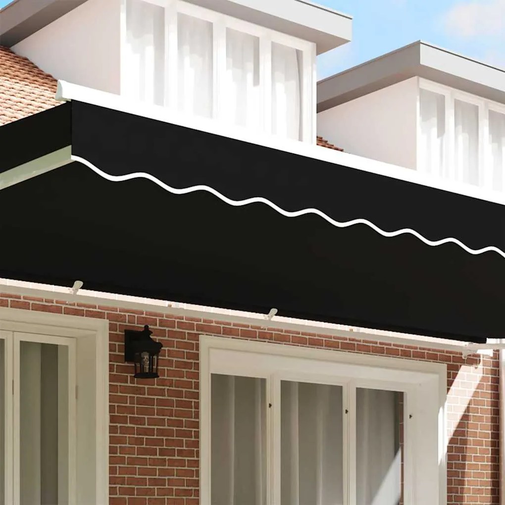 Valance de Toldos para Estrutura de 6m, Preto, 5.8x0.2m