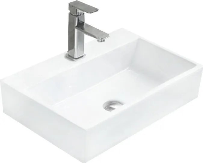 Mexen Paula lavatório sobre bancada 53 x 36 cm, branco - 21935300