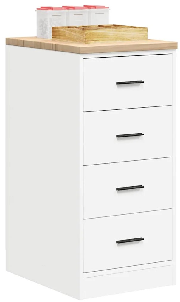 vidaXL Armário de arrumação de garagem Branco 40x51x85 cm