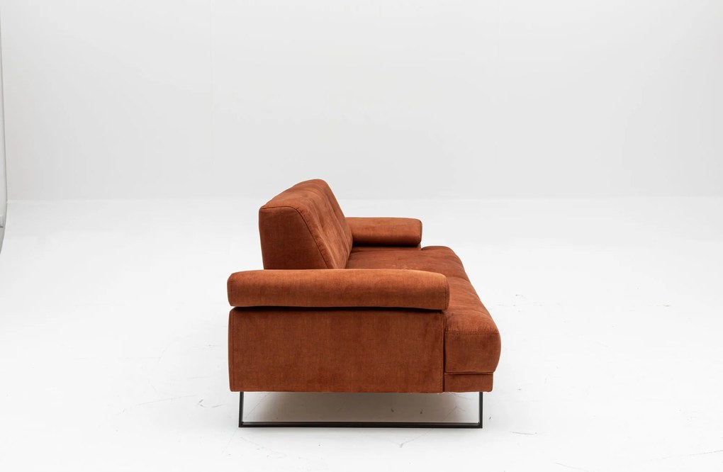 Sofá-cama de 3 Lugares Mustang – Laranja – 239x99x83 cm